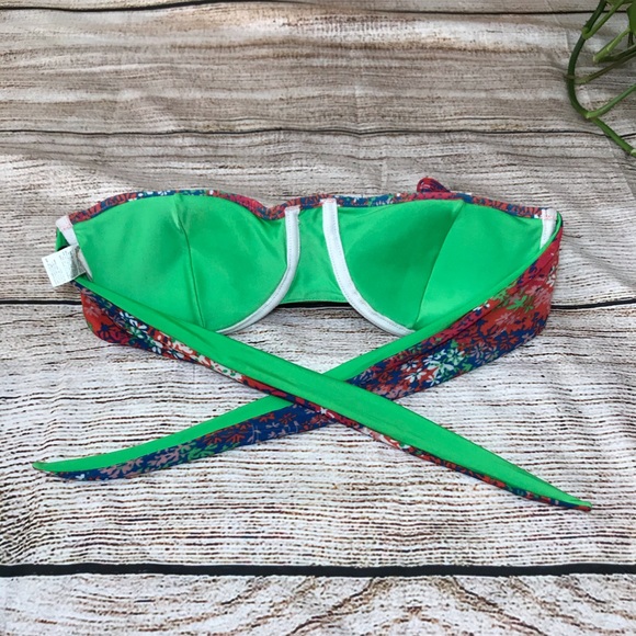 $5/25 Vix Paula Hermanny Floral Ruffle Band Bikini - Picture 2 of 15